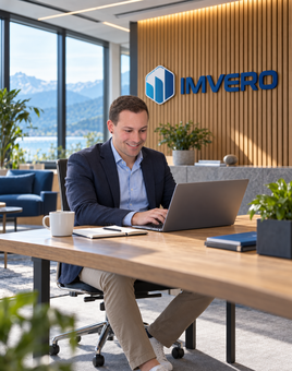 Pascal Hess im Imvero-Büro